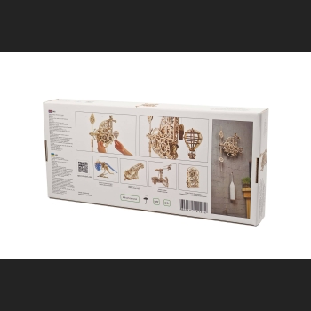 Aero Clock. Zegar ścienny z wahadłem - UGEARS